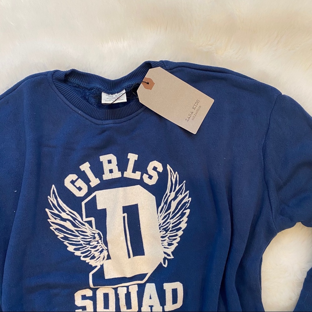 Zara kids sweater 11-12 girls squad - Picture 8 of 8